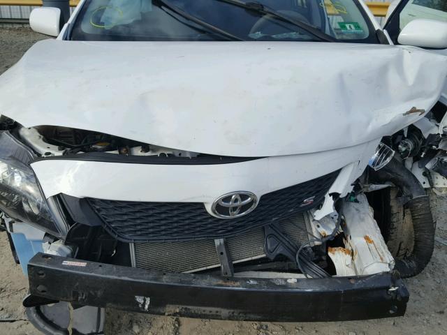 1NXBU4EEXAZ344224 - 2010 TOYOTA COROLLA BA WHITE photo 7