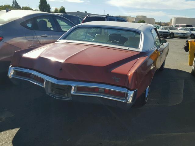 2K57T2A114761 - 1972 PONTIAC GRAND PRIX ORANGE photo 4