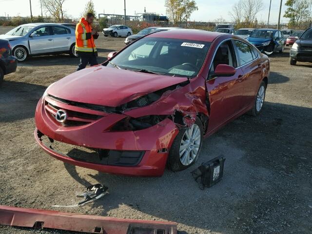 1YVHZ8BH3A5M09330 - 2010 MAZDA 6 RED photo 2