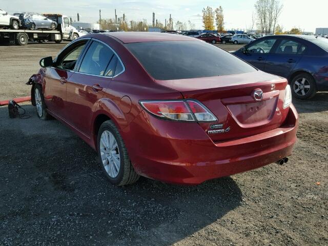 1YVHZ8BH3A5M09330 - 2010 MAZDA 6 RED photo 3