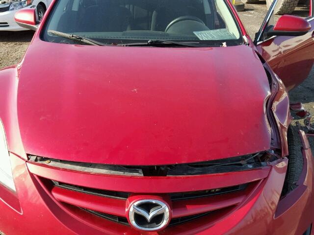 1YVHZ8BH3A5M09330 - 2010 MAZDA 6 RED photo 7