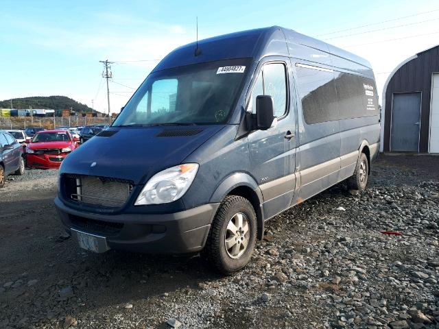 WDZBE8CC5C5657222 - 2012 MERCEDES-BENZ SPRINTER 2 BLUE photo 2