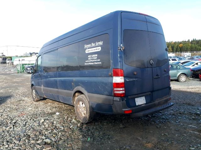 WDZBE8CC5C5657222 - 2012 MERCEDES-BENZ SPRINTER 2 BLUE photo 3