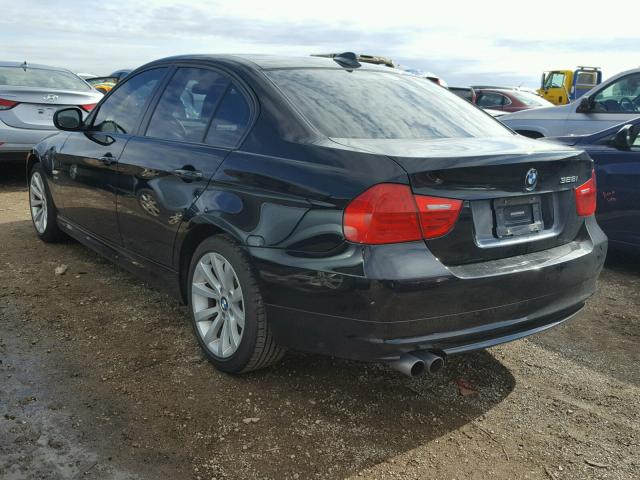 WBAPK7C56BA970972 - 2011 BMW 328 XI BLACK photo 3