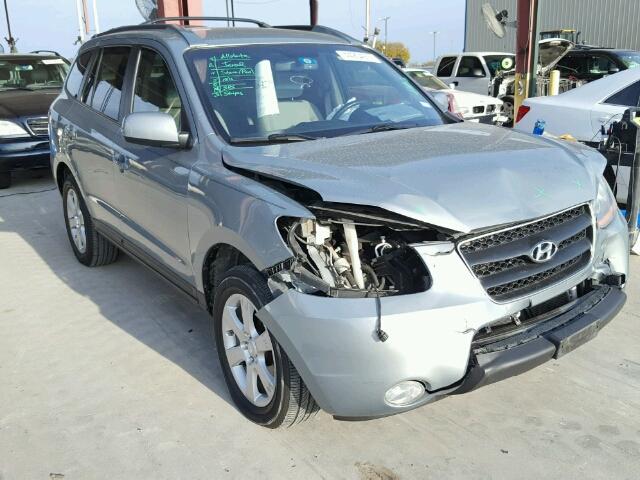 5NMSH13E89H256897 - 2009 HYUNDAI SANTA FE S BLUE photo 1