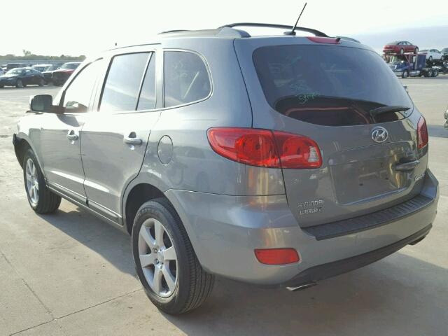 5NMSH13E89H256897 - 2009 HYUNDAI SANTA FE S BLUE photo 3