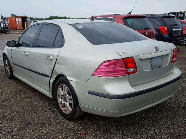 YS3FD49Y061012708 - 2006 SAAB 9-3 BASE BEIGE photo 3