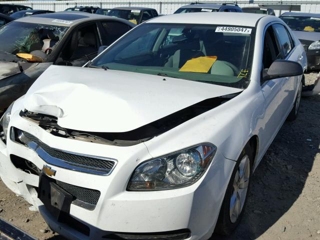 1G1ZB5E12BF166514 - 2011 CHEVROLET MALIBU LS WHITE photo 2