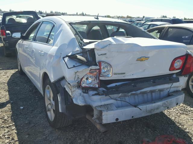 1G1ZB5E12BF166514 - 2011 CHEVROLET MALIBU LS WHITE photo 3