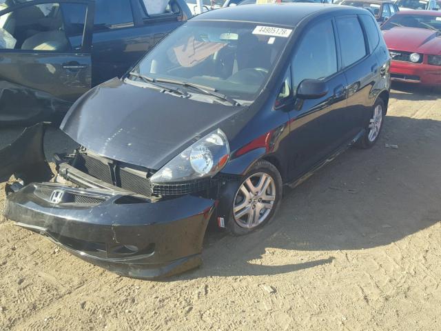 JHMGD38697S015008 - 2007 HONDA FIT S 黑色 照片 2