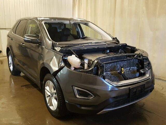 2FMPK4J88GBB84287 - 2016 FORD EDGE Темно-сірий фото 1