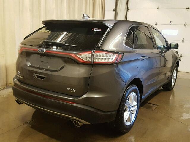 2FMPK4J88GBB84287 - 2016 FORD EDGE Темно-сірий фото 4