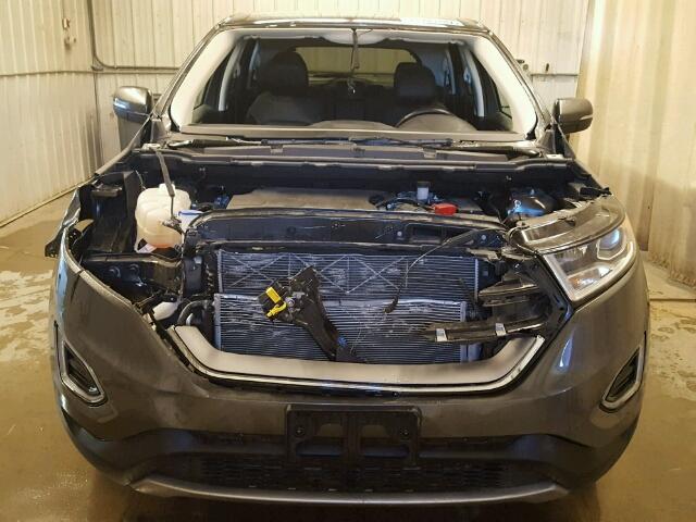 2FMPK4J88GBB84287 - 2016 FORD EDGE Темно-сірий фото 9
