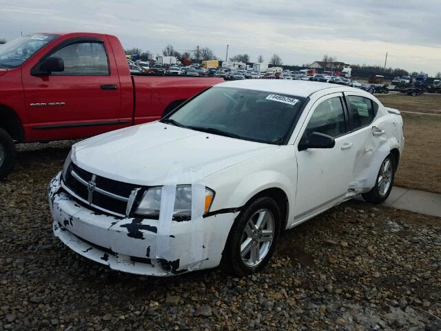 1B3LC56B19N500549 - 2009 DODGE AVENGER SX WHITE photo 2