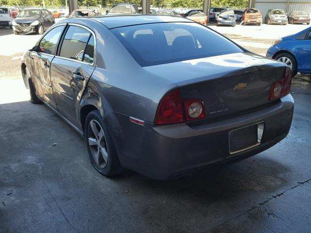 1G1ZC5E17BF223562 - 2011 CHEVROLET MALIBU 1LT ნაცრისფერი ფოტო 3
