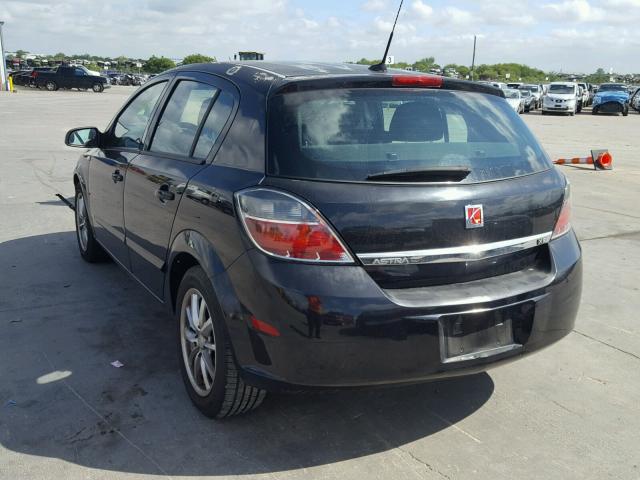 W08AR671385104338 - 2008 SATURN ASTRA XE BLACK photo 3