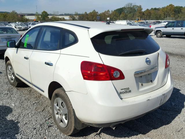 JN8AS5MT0CW254426 - 2012 NISSAN ROGUE S WHITE photo 3