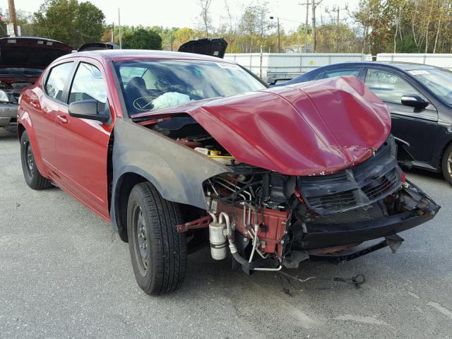 1B3LC46B99N540789 - 2009 DODGE AVENGER SE RED photo 1