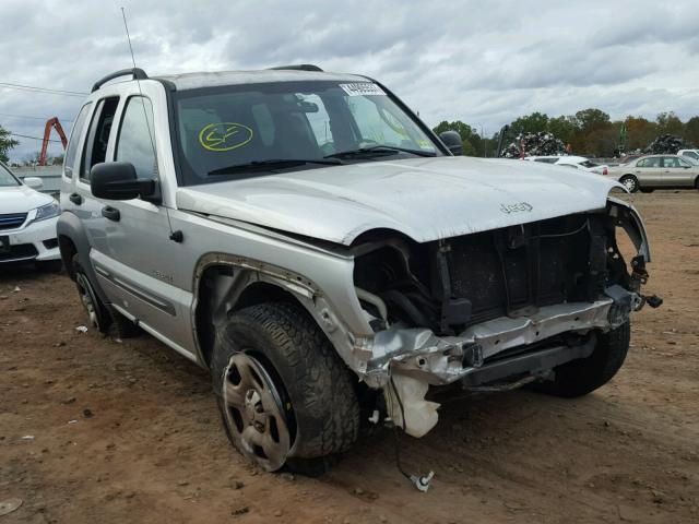 1J4GL48K94W220205 - 2004 JEEP LIBERTY SP SILVER photo 1