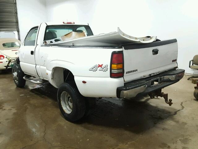 1GTJK34G21F141559 - 2001 GMC NEW SIERRA WHITE photo 3