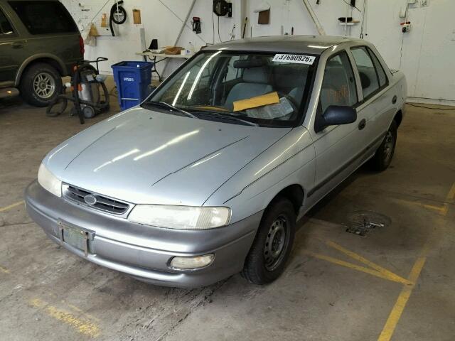 KNAFA1252T5262855 - 1996 KIA SEPHIA RS SILVER photo 2