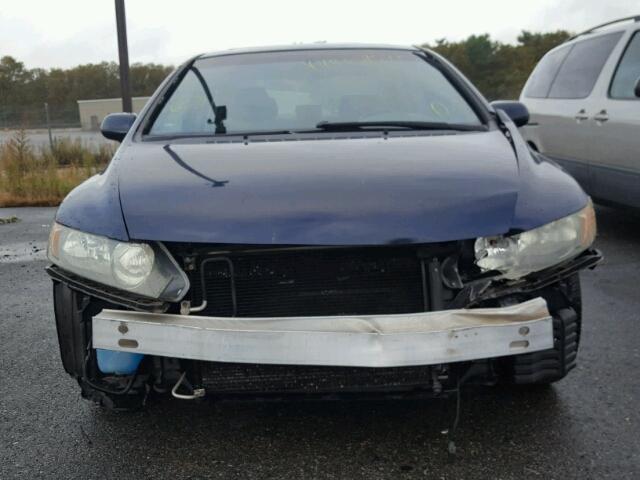 1HGFA16896L020850 - 2006 HONDA CIVIC EX BLUE photo 9