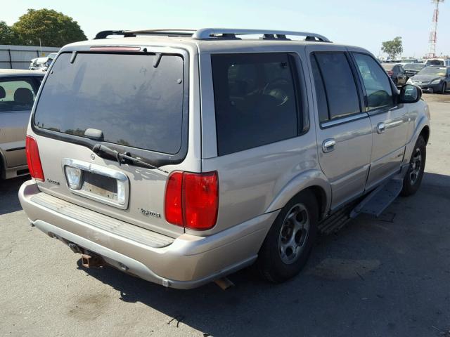 5LMFU28R81LJ16455 - 2001 LINCOLN NAVIGATOR Beżowy zdjęcie 4