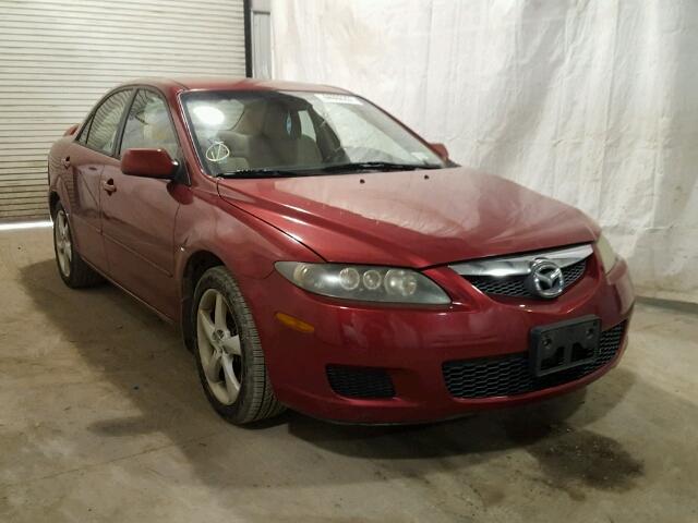 1YVHP80D265M56782 - 2006 MAZDA 6 S MAROON photo 1