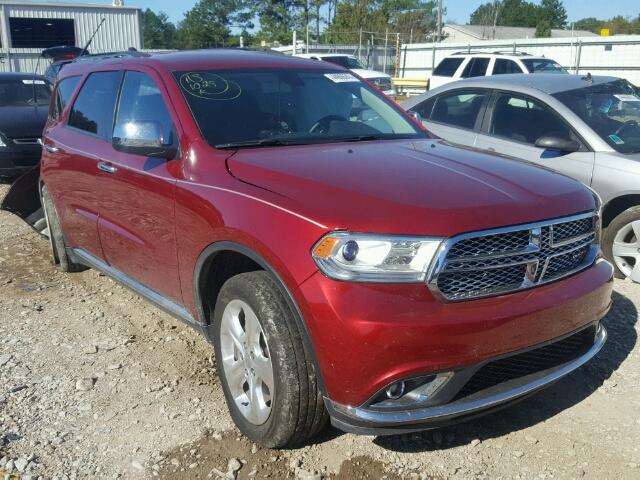 1C4RDHAG7FC127745 - 2015 DODGE DURANGO SX MAROON photo 1