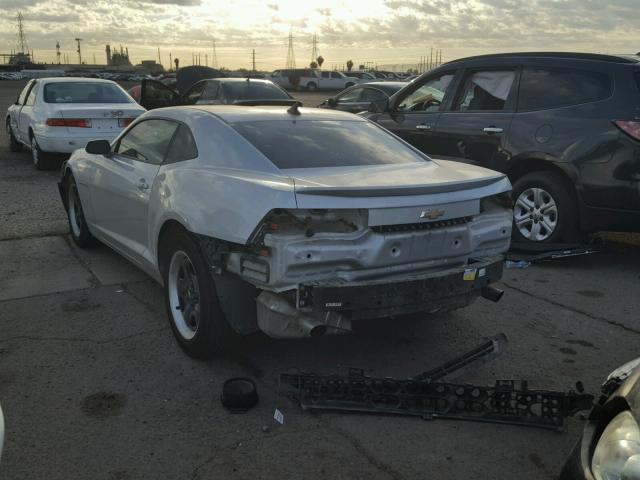 2G1FE1E31C9158080 - 2012 CHEVROLET CAMARO LS SILVER photo 3