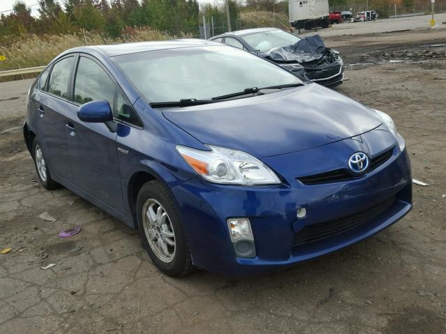 JTDKN3DU3B1453308 - 2011 TOYOTA PRIUS BLUE photo 1