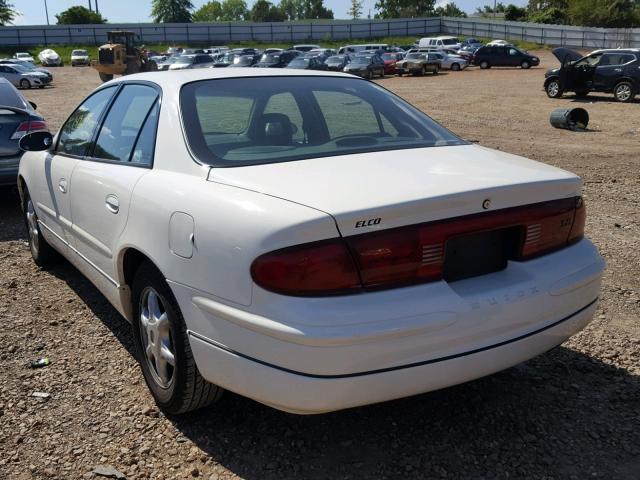 2G4WB55KX21110262 - 2002 BUICK REGAL LS WHITE photo 3
