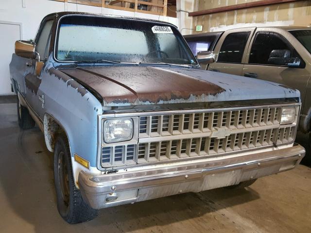 2GCGC24M4C1217428 - 1982 CHEVROLET C20 BLUE photo 1