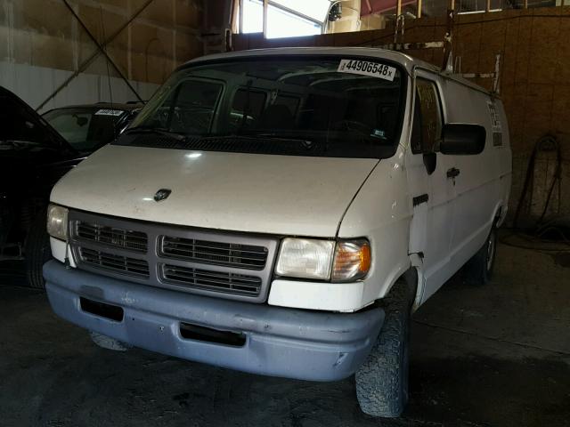 2B7HB21YXRK112149 - 1994 DODGE RAM VAN B2 WHITE photo 2