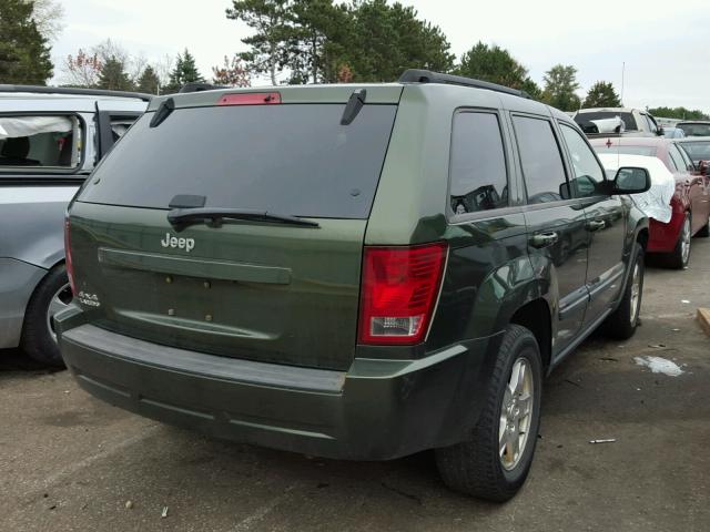 1J8GR48K47C519149 - 2007 JEEP GRAND CHER GREEN photo 4