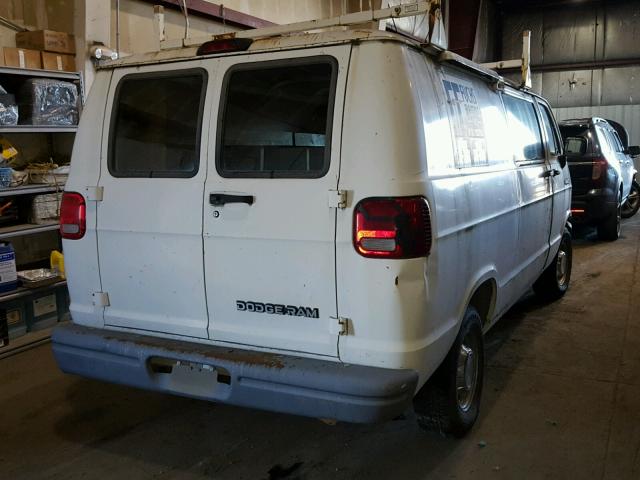 2B7HB21Y8RK129290 - 1994 DODGE RAM VAN B2 WHITE photo 4