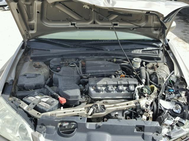 2HGES267X4H504641 - 2004 HONDA CIVIC EX 金色 照片 7