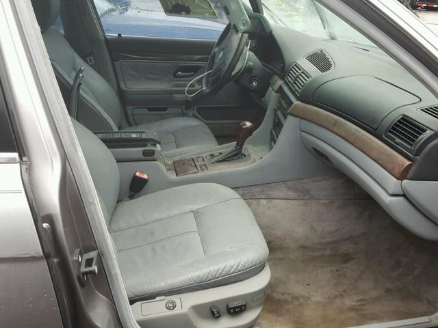 WBAGF6328SDH07291 - 1995 BMW 740 I AUTO SILVER photo 5