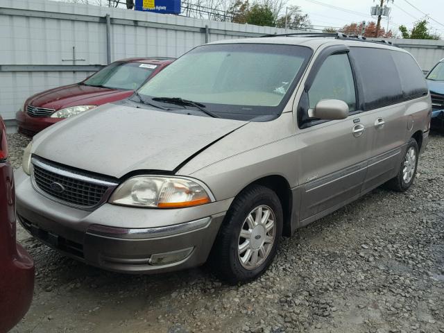 2FMDA58412BA24629 - 2002 FORD WINDSTAR L TAN photo 2