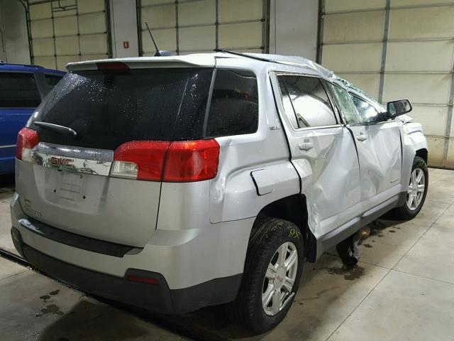 2GKALMEK8F6292000 - 2015 GMC TERRAIN SL SILVER photo 4