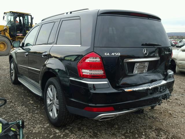 4JGBF7BE7BA662787 - 2011 MERCEDES-BENZ GL 450 4MA BLACK photo 3