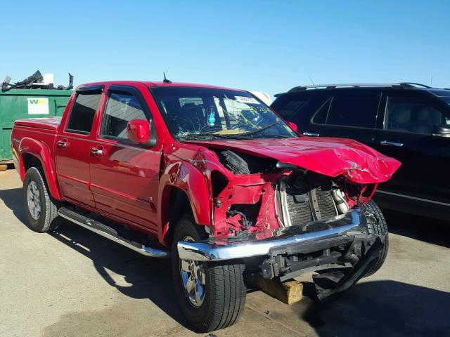 1GTDS13E698123101 - 2009 GMC CANYON RED photo 1