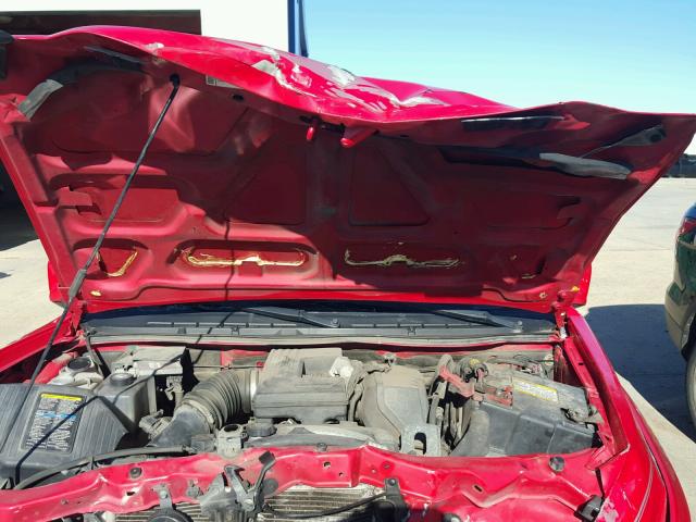 1GTDS13E698123101 - 2009 GMC CANYON RED photo 7