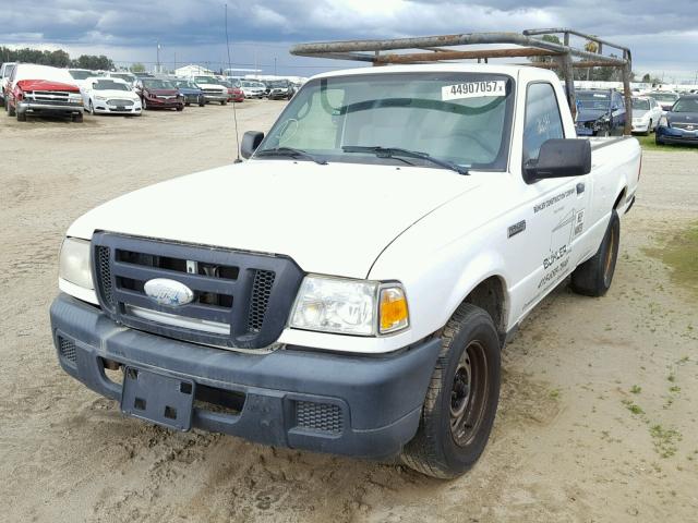 1FTYR10D56PA51088 - 2006 FORD RANGER WHITE photo 2