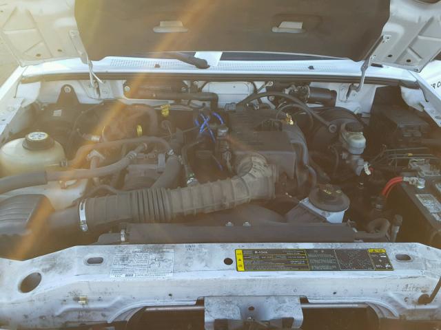 1FTYR10D56PA51088 - 2006 FORD RANGER WHITE photo 7