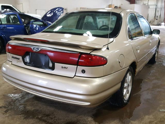 1FAFP66L1YK101290 - 2000 FORD CONTOUR SE BEIGE photo 4