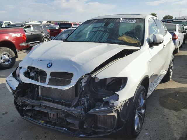 5UXFG8C56BLZ95993 - 2011 BMW X6 XDRIVE5 თეთრი ფოტო 2