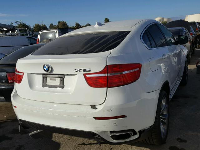 5UXFG8C56BLZ95993 - 2011 BMW X6 XDRIVE5 თეთრი ფოტო 4