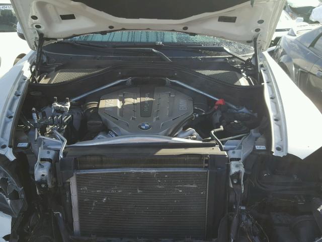 5UXFG8C56BLZ95993 - 2011 BMW X6 XDRIVE5 თეთრი ფოტო 7