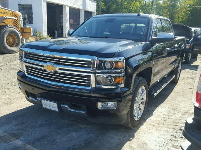 3GCUKTEC7FG330755 - 2015 CHEVROLET SILVERADO BLACK photo 2